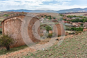 Very old dovecotes in Estebanvela, Segovia province, Castilla y LeÃ³n