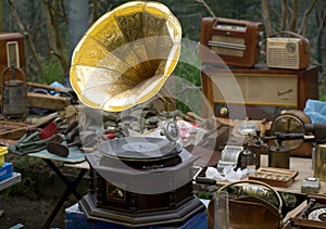 Very old gramophone