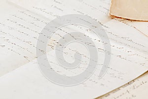 Very old handwritten contract