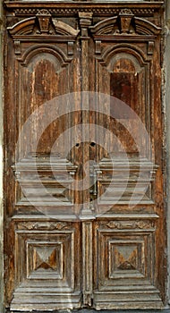 Very old historic door