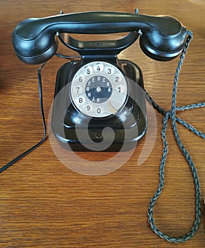 very old phone machine