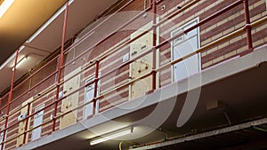 Very old prison door