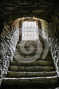 very old prison window