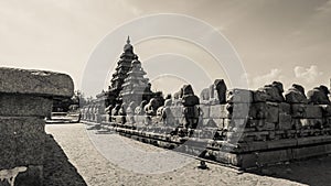 Very Old and Rare Ancient Pictures Of Shore temple is UNESCOs World Heritage Site located at Mamallapuram, Tamilnadu.