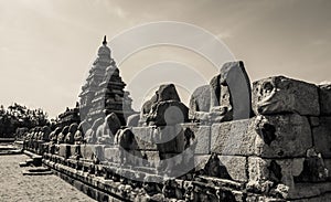 Very Old and Rare Ancient Pictures Of Shore temple is UNESCOs World Heritage Site located at Mamallapuram, Tamilnadu.