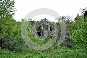 Very old ruined house, in an abandoned village.