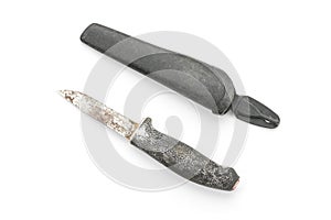 Very old rusty knife