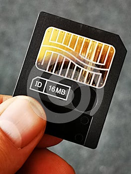 very old smartmedia memory card