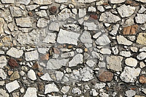 Very old stone wall texture