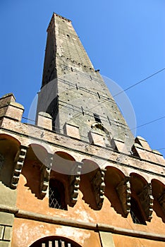 Very old tower, Bologna, Italy