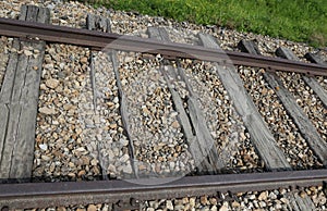 Very old track railroad