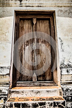 Very old weathered door