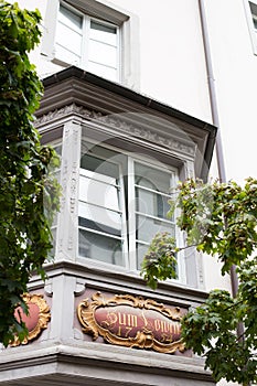 Very old west european style balcony