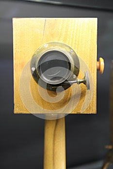 Very old wooden camera