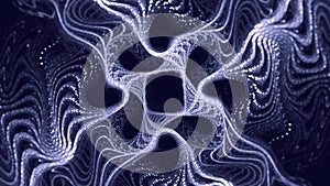Very Peri Glitter Smoke Swirl Strands Abstract Fractal Gnarls Background