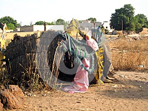 Very poor house in Senegal