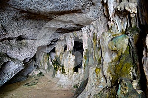 Very popular cave at nort of Thailand photo