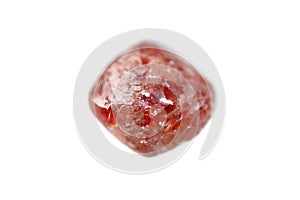Very rare rough uncut red diamond crystal
