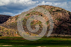 Very Rocky Granite Mountain in Western Oklahoma. photo