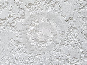 Very rough concrete texture, white painted wall background