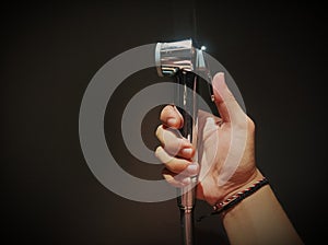 Very simple toilet faucet