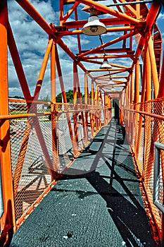 Historic Apollo 11 Walkway at NASA Kennedy Space Center at Cape Canaveral