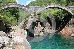 The Verzasca Valley in Tessin, Switzerland