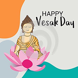 Vesak Day is a holy day for Buddhists. Happy Buddha Day