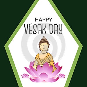 Vesak Day is a holy day for Buddhists. Happy Buddha Day