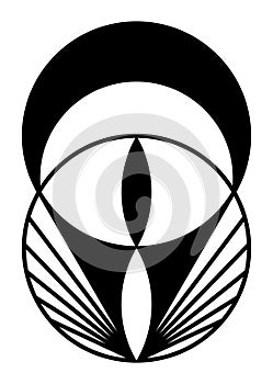 Vesica piscis patterns in a crop circle