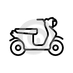 Vespa scooty icon