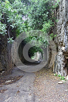 Vespasianus Titus Tunnel in Samandag, Hatay - Turkey photo