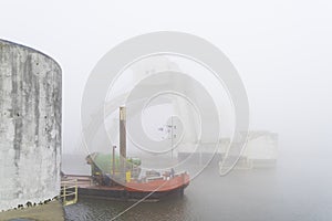 Vessel in the mist