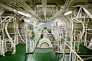 Vessel's ( Ship ) Engine Room Space.