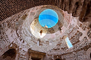 Vestibule at Diocletian`s Palace in Split