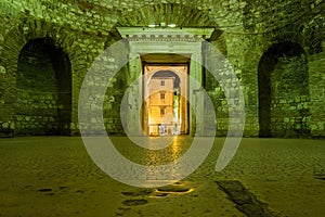 Vestibule.Palace of the Emperor Diocletian.Split. Croatia