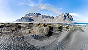 Vestrahorn is a 454 meter high mountain overlooking the Atlantic