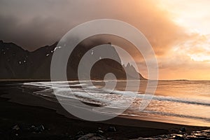 Vestrahorn mountain in Iceland