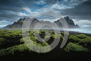 Vestrahorn mountain at Stokksnes East Iceland