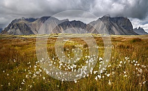 Vestrahorn mountain on Stokksnes in Iceland