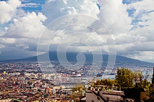 Vesuvius in Naples