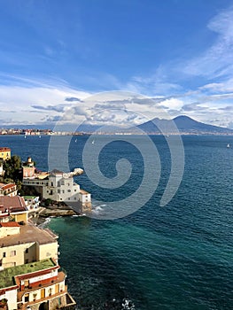 Vesuvius view from Posillipo, Naples