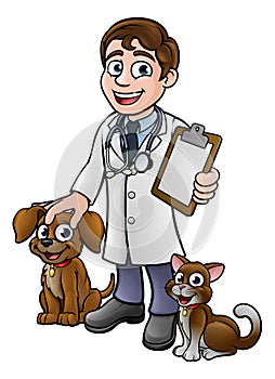 Vet Cartoon Character