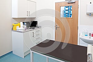 Vet examination room photo