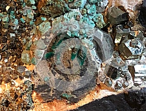 Veta de esmeraldas, minas de esmeraldas, Colombia