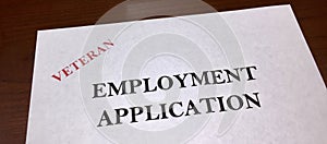 Veteran Employment Application