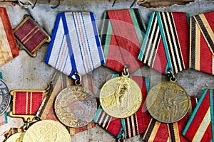 Veteran medals from Georgia