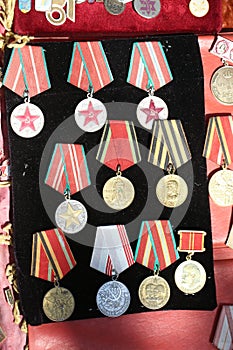 Veteran medals from Georgia