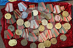 Veteran medals from Georgia