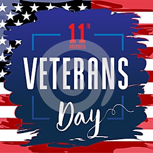 Veterans day, November 11. Honoring all who served
